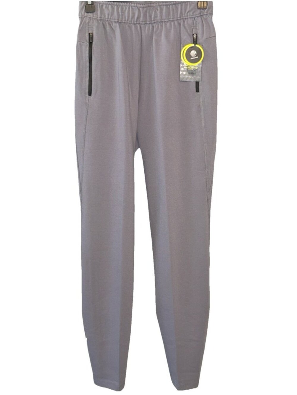 New Athletic Works Men's Slim Knit Pants Size 28-30 Small Gray
